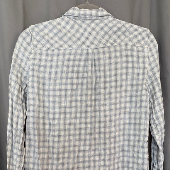 PAIGE flannel shimmer thread embellish size small - Picture 5 of 5